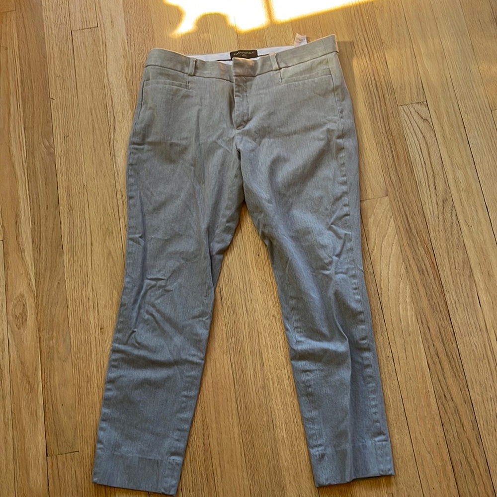 Banana Republic grey work pants. Size 10